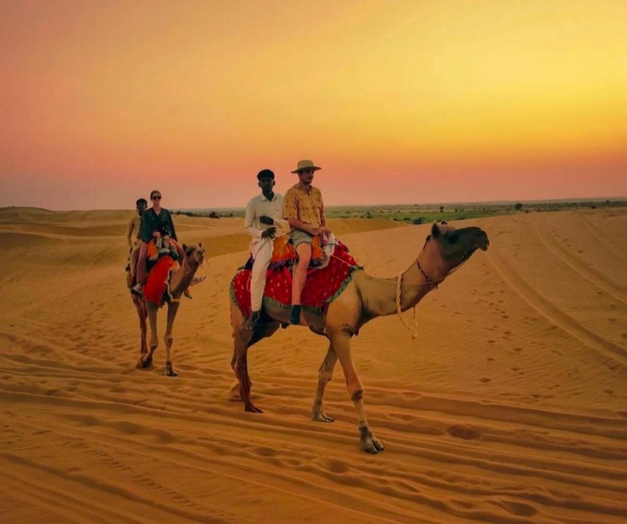The Saffron Desert Camp Jaisalmer Exteriör bild