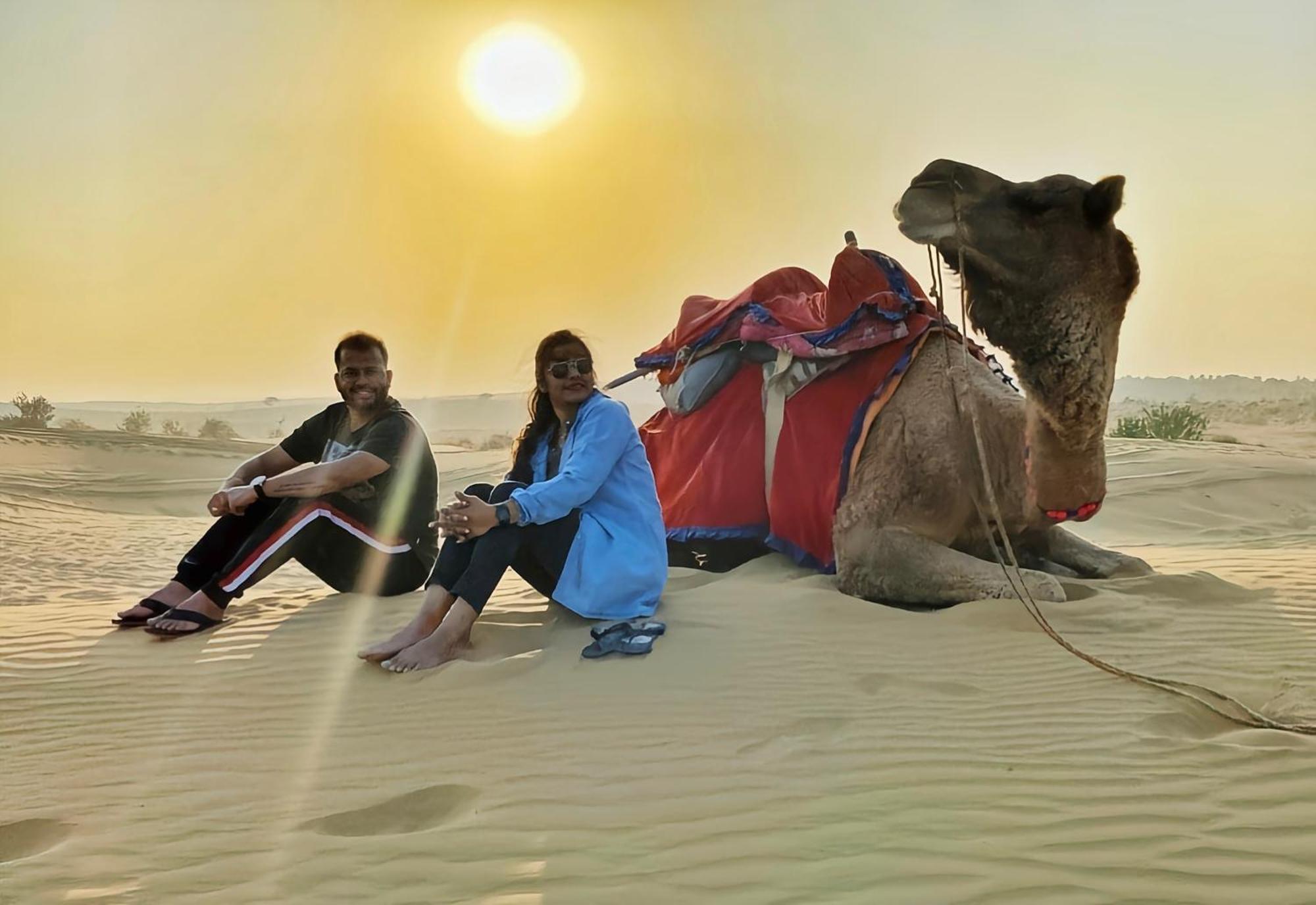 The Saffron Desert Camp Jaisalmer Exteriör bild