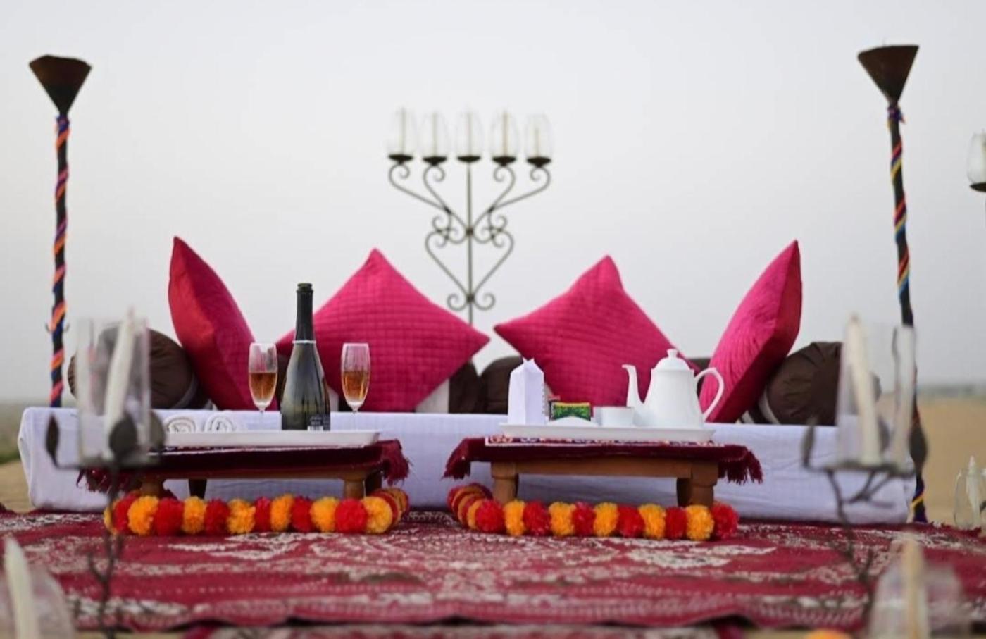 The Saffron Desert Camp Jaisalmer Exteriör bild