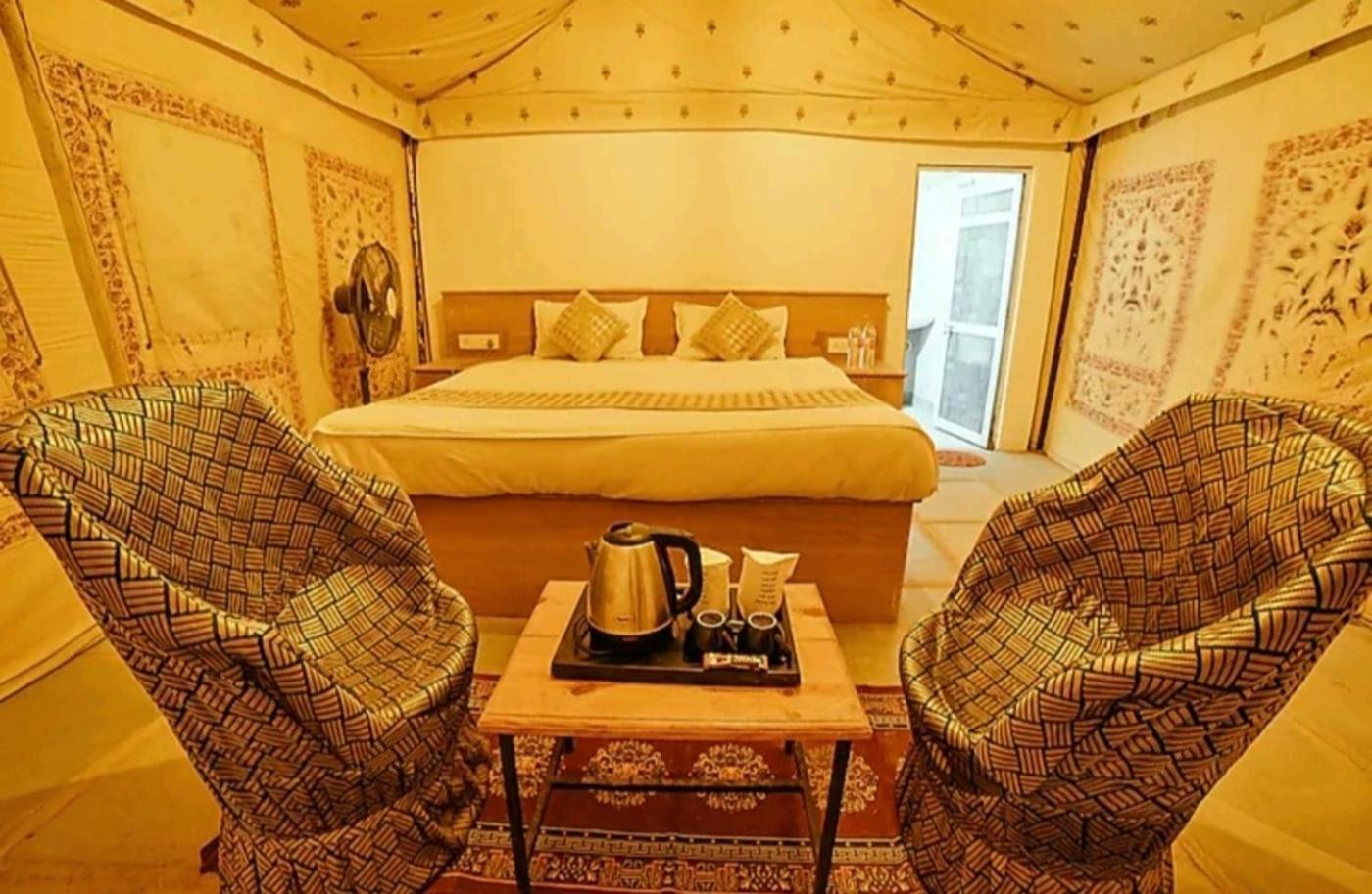 The Saffron Desert Camp Jaisalmer Exteriör bild
